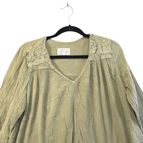 $188 Current/Elliott The Picnic shirt in green - Picture 3 of 14
